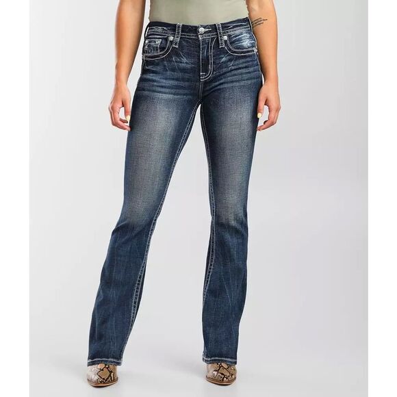 Miss Me Denim - Miss Me Curvy Boot Jeans Women E3705VB2R k1129 size 30 NEW